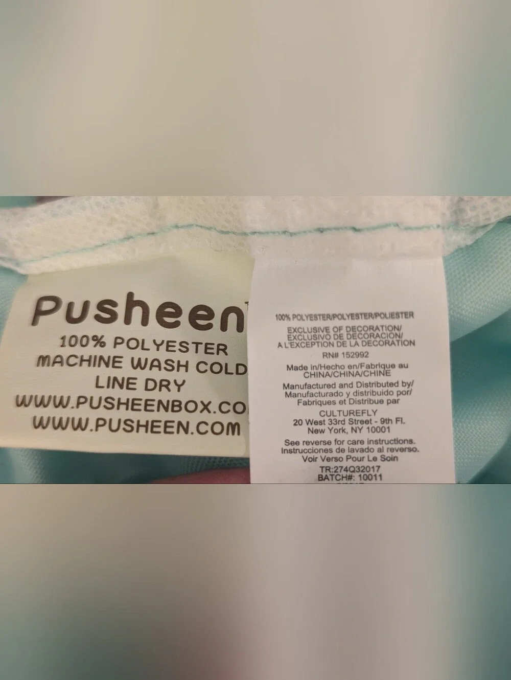 NWT, Pusheen Exclusive Fold Up Packable Zippered Backpack Bag. Holds up to 20lbs
